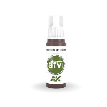 AK Interactive AK11329 RAL 8013 Rotbraun Acrylic Paint 17ml 3rd Generation